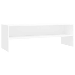 Meuble TV Blanc 120x40x40 cm Bois d'ingénierie 614232614232