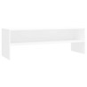 Meuble TV Blanc 120x40x40 cm Bois d'ingénierie 614232614232