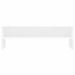 Meuble TV Blanc 120x40x40 cm Bois d'ingénierie 614232614232
