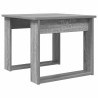 Ensemble de tables basses 2 pcs Gris Sonoma Bois d'ingénierie 614233614233
