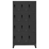 Armoire à casiers Anthracite 90x45x180 cm Acier 614237614237