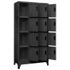 Armoire à casiers Anthracite 90x45x180 cm Acier 614237614237
