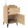 Table de chevet chêne sonoma 40x35x70 cm 614239614239