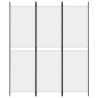 Cloison de séparation 3 panneaux Blanc 150x180 cm Tissu 614244614244