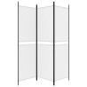 Cloison de séparation 3 panneaux Blanc 150x180 cm Tissu 614244614244