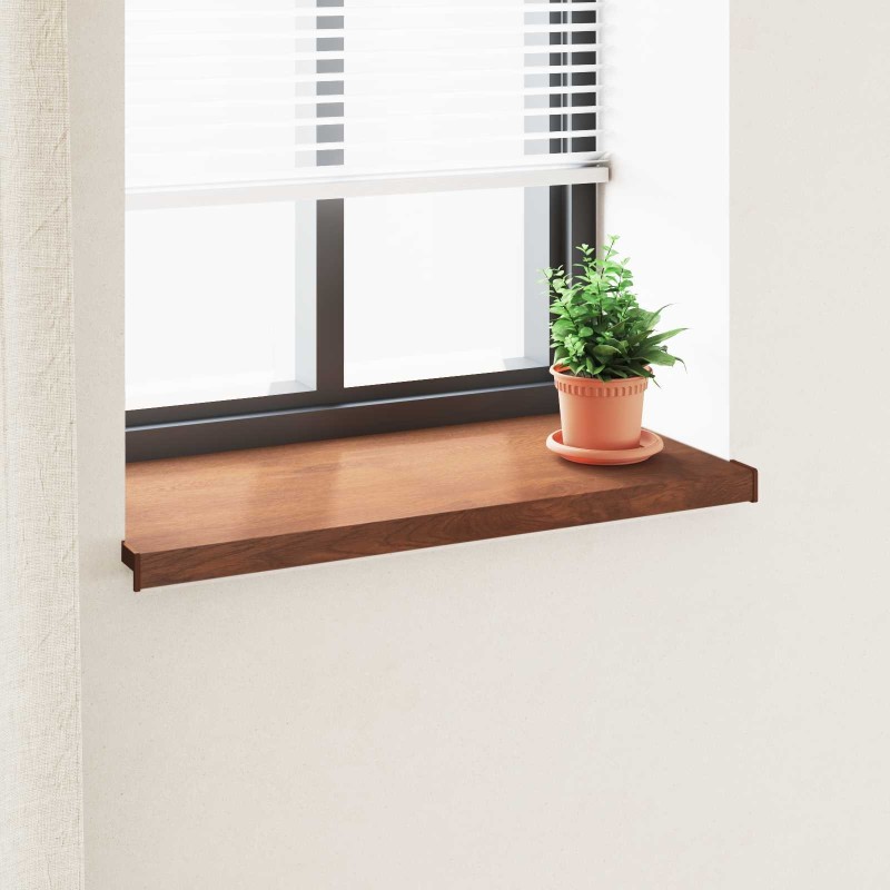 Appui de fenêtre Bois marron 80 x 40 x 4,5 cm PVC 614246614246