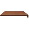 Appui de fenêtre Bois marron 80 x 40 x 4,5 cm PVC 614246614246