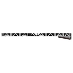 Appui de fenêtre Bois marron 60 x 45 x 4,5 cm PVC 614247614247