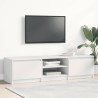 Meuble TV Blanc 140x40x35,5 cm Bois d'ingénierie 614250614250