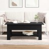 Table basse Chêne noir 102 x 55 x 42 cm Bois d'ingénierie 614253614253
