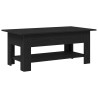 Table basse Chêne noir 102 x 55 x 42 cm Bois d'ingénierie 614253614253