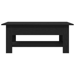 Table basse Chêne noir 102 x 55 x 42 cm Bois d'ingénierie 614253614253