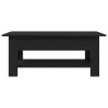 Table basse Chêne noir 102 x 55 x 42 cm Bois d'ingénierie 614253614253