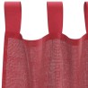 Voilages à œillets 2 pcs rouge bordeaux 140 x 225 cm 614254614254