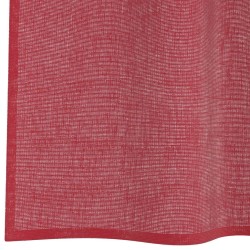 Voilages à œillets 2 pcs rouge bordeaux 140 x 225 cm 614254614254
