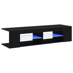 Meuble TV Chêne noir 135 x 39 x 30 cm Bois d'ingénierie 614255614255