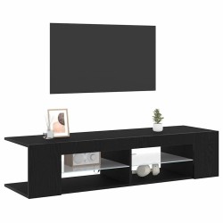 Meuble TV Chêne noir 135 x 39 x 30 cm Bois d'ingénierie 614255614255