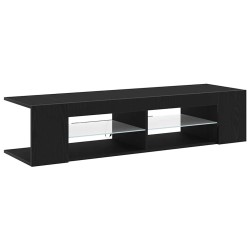 Meuble TV Chêne noir 135 x 39 x 30 cm Bois d'ingénierie 614255614255