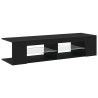 Meuble TV Chêne noir 135 x 39 x 30 cm Bois d'ingénierie 614255614255