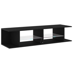 Meuble TV Chêne noir 135 x 39 x 30 cm Bois d'ingénierie 614255614255
