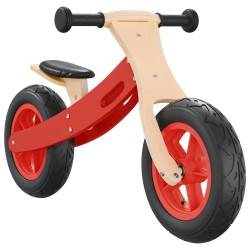 Vélo d'équilibre pour enfants avec pneus pneumatiques rouge 614256614256