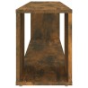 Meuble TV Chêne fumé 100x24x32 cm Bois d'ingénierie 614258614258