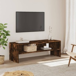 Meuble TV chêne fumé 120x40x40 cm bois d'ingénierie 614259614259