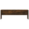 Meuble TV chêne fumé 120x40x40 cm bois d'ingénierie 614259614259