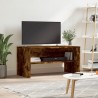 Meuble TV chêne fumé 80x40x40 cm bois d'ingénierie 614260614260