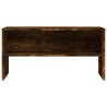 Meuble TV chêne fumé 80x40x40 cm bois d'ingénierie 614260614260