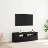 Meuble TV Chêne noir 120 x 35 x 40 cm Bois d'ingénierie 614263614263