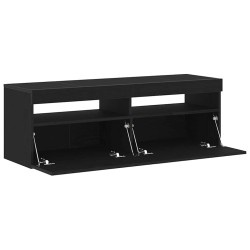 Meuble TV Chêne noir 120 x 35 x 40 cm Bois d'ingénierie 614263614263