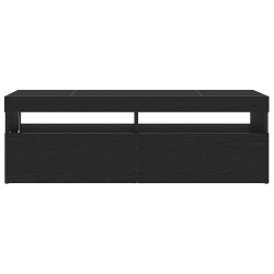Meuble TV Chêne noir 120 x 35 x 40 cm Bois d'ingénierie 614263614263