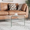 Table basse Clair 50x45x33 cm Verre trempé  614264614264