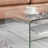 Table basse Clair 50x45x33 cm Verre trempé  614264614264