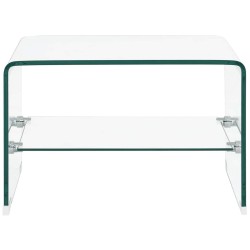 Table basse Clair 50x45x33 cm Verre trempé  614264614264