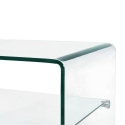 Table basse Clair 50x45x33 cm Verre trempé  614264614264