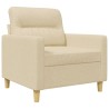 Fauteuil Crème 60 cm Tissu 614266614266