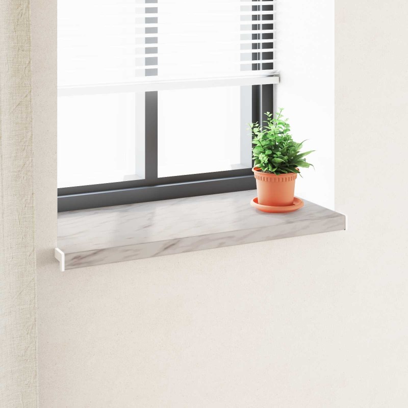 Appui de fenêtre Texture marbre 100 x 45 x 4,5 cm PVC 614268614268