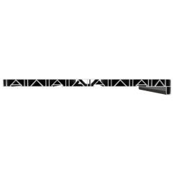 Appui de fenêtre Texture marbre 100 x 45 x 4,5 cm PVC 614268614268