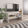 Meuble TV Blanc 80x40x40 cm Bois d’ingénierie 614272614272