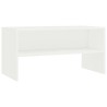Meuble TV Blanc 80x40x40 cm Bois d’ingénierie 614272614272