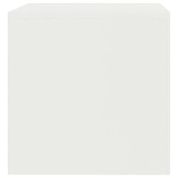 Meuble TV Blanc 80x40x40 cm Bois d’ingénierie 614272614272