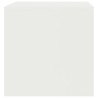 Meuble TV Blanc 80x40x40 cm Bois d’ingénierie 614272614272