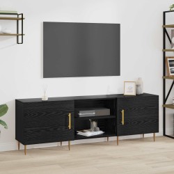 Meuble TV Chêne noir 150 x 30 x 50 cm Bois d'ingénierie 614275614275