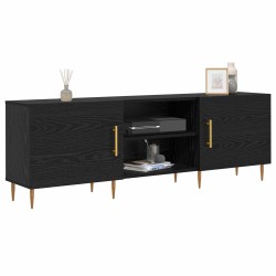 Meuble TV Chêne noir 150 x 30 x 50 cm Bois d'ingénierie 614275614275