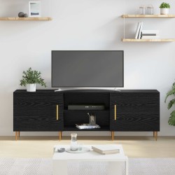 Meuble TV Chêne noir 150 x 30 x 50 cm Bois d'ingénierie 614275614275