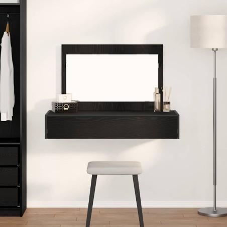 Table de Toilette Noir 100 x 40 x 70 cm Bois d'ingénierie 614276614276
