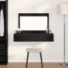 Table de Toilette Noir 100 x 40 x 70 cm Bois d'ingénierie 614276614276