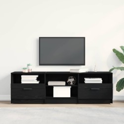 Meuble TV Chêne noir 150 x 33,5 x 45 cm Bois d'ingénierie 614278614278